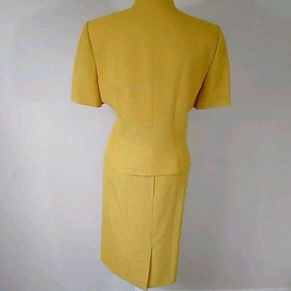 2PC Le Suit PETITE TOWSuit , Shirt Yalow Women Size 16 - Picture 6 of 14